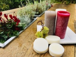 Naturseifen in natürlicher Umgebung