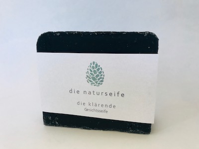 klärende naturseife für die Gesichtsreinigung Aktivkohle porentief klärend paloelfrei