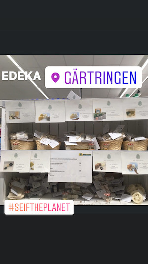 Naturseifen im EDEKA Weinle in Gaertringen